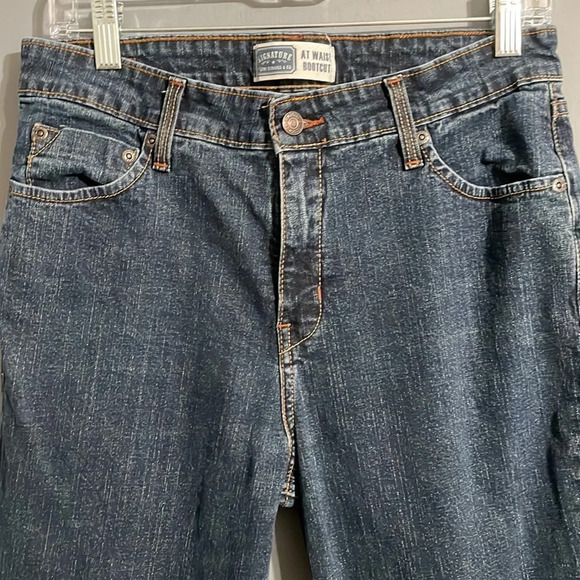 Signature Levi Strauss ladies at waist bootcut size 12 - Picture 2 of 5